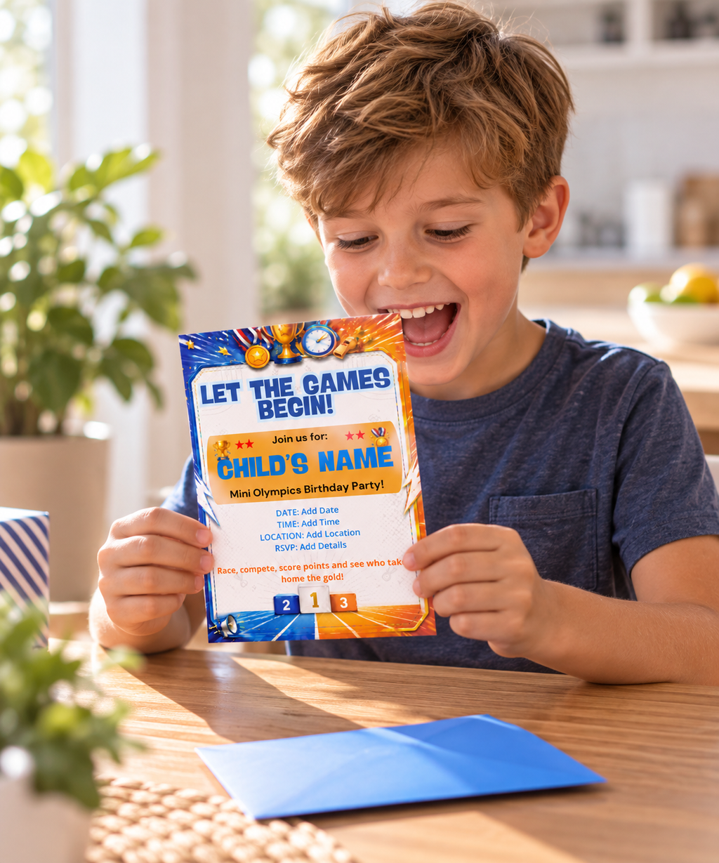 Mini Olympics Birthday Party Celebration Pack