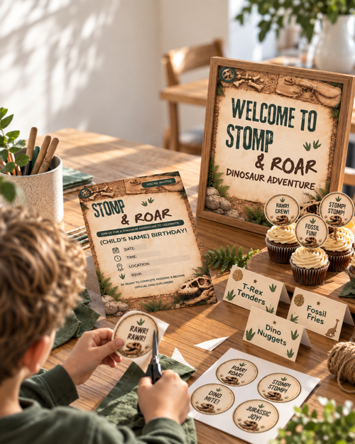 Dinosaur Discovery Birthday Party Celebration Pack