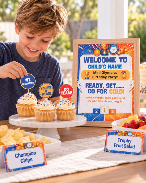 Mini Olympics Invitations & Printables