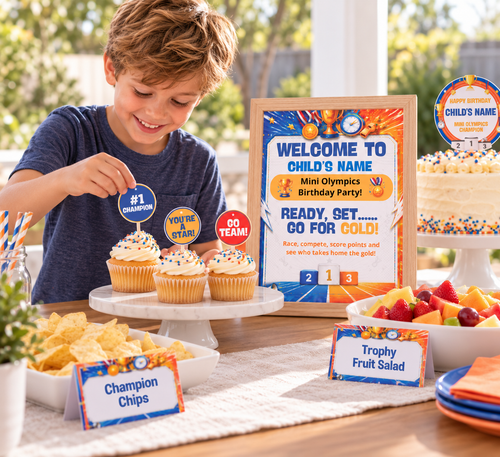 Mini Olympics Birthday Party Celebration Pack