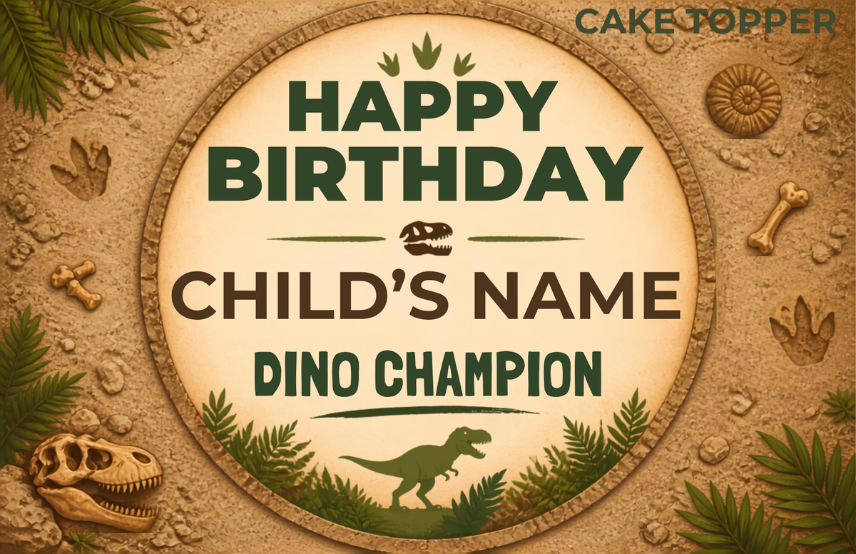 Dinosaur Discovery Birthday Party Celebration Pack