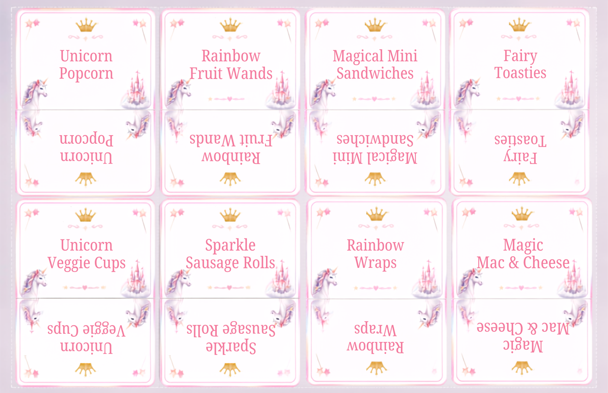 Unicorn Magic Birthday Party Celebration Pack