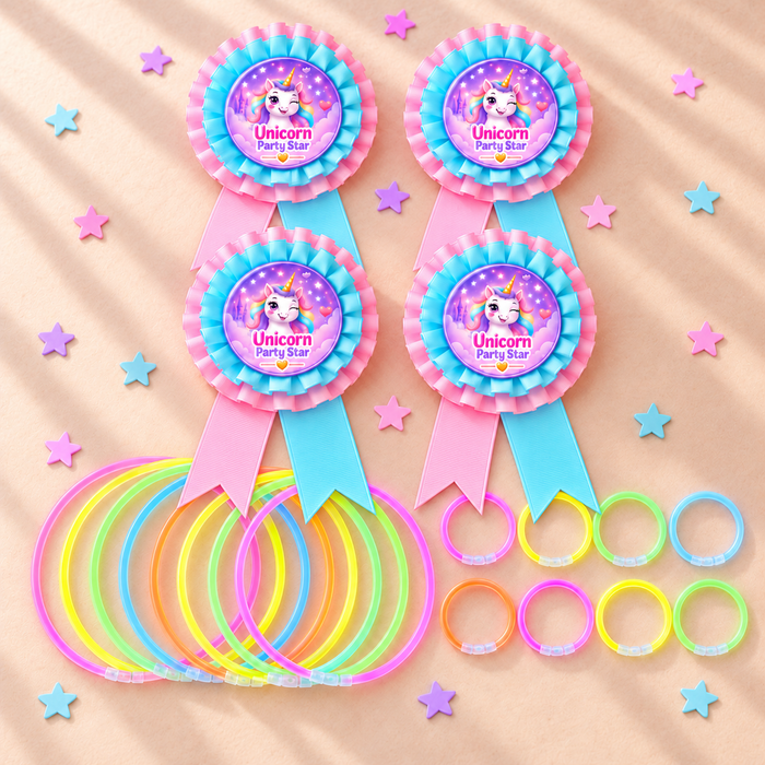 Unicorn Magic Guest Pack supplies for up to four additional children
